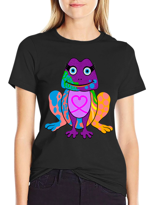 Funky Frog Graphic Tee - Vibrant & Unique Design