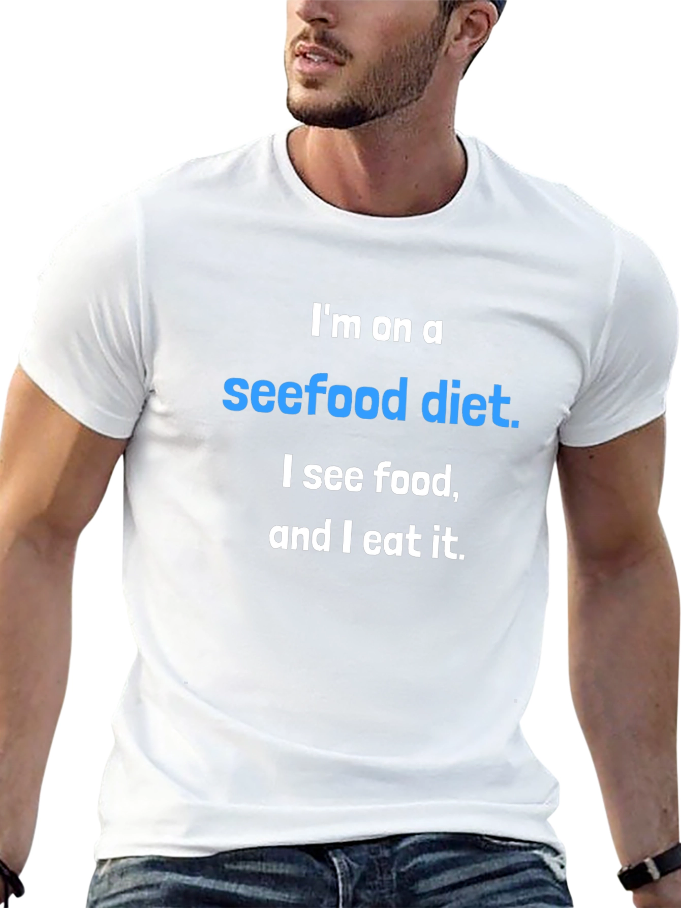 Seefood Diet T-Shirt - Funny Foodie Tee