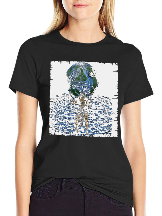 Atlas Earth Graphic Tee - Black T-Shirt