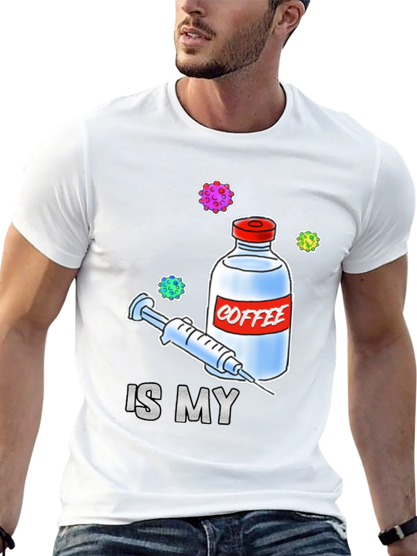 Coffee Injection Graphic T-Shirt