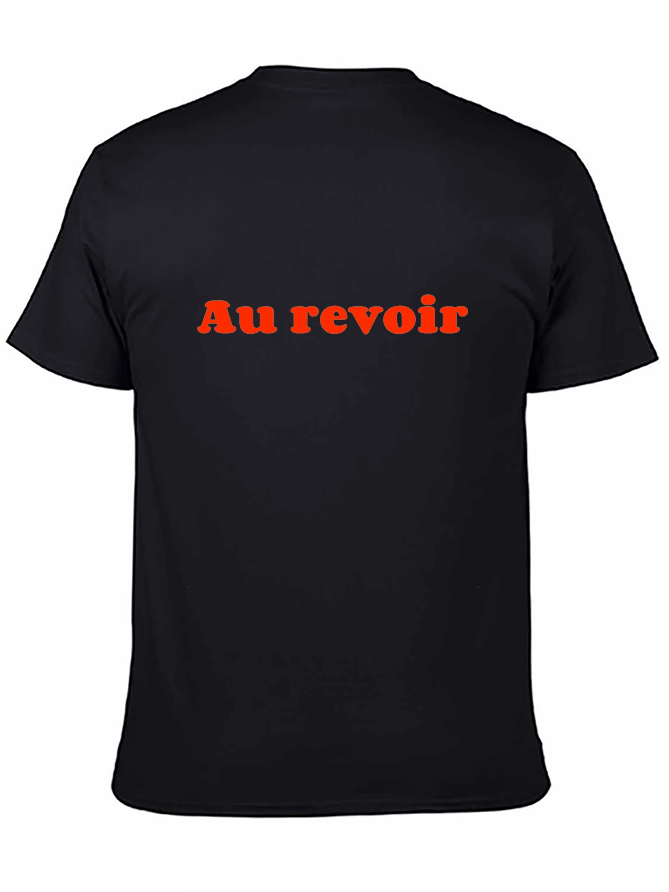 Au Revoir Graphic Tee - Classic Black T-Shirt