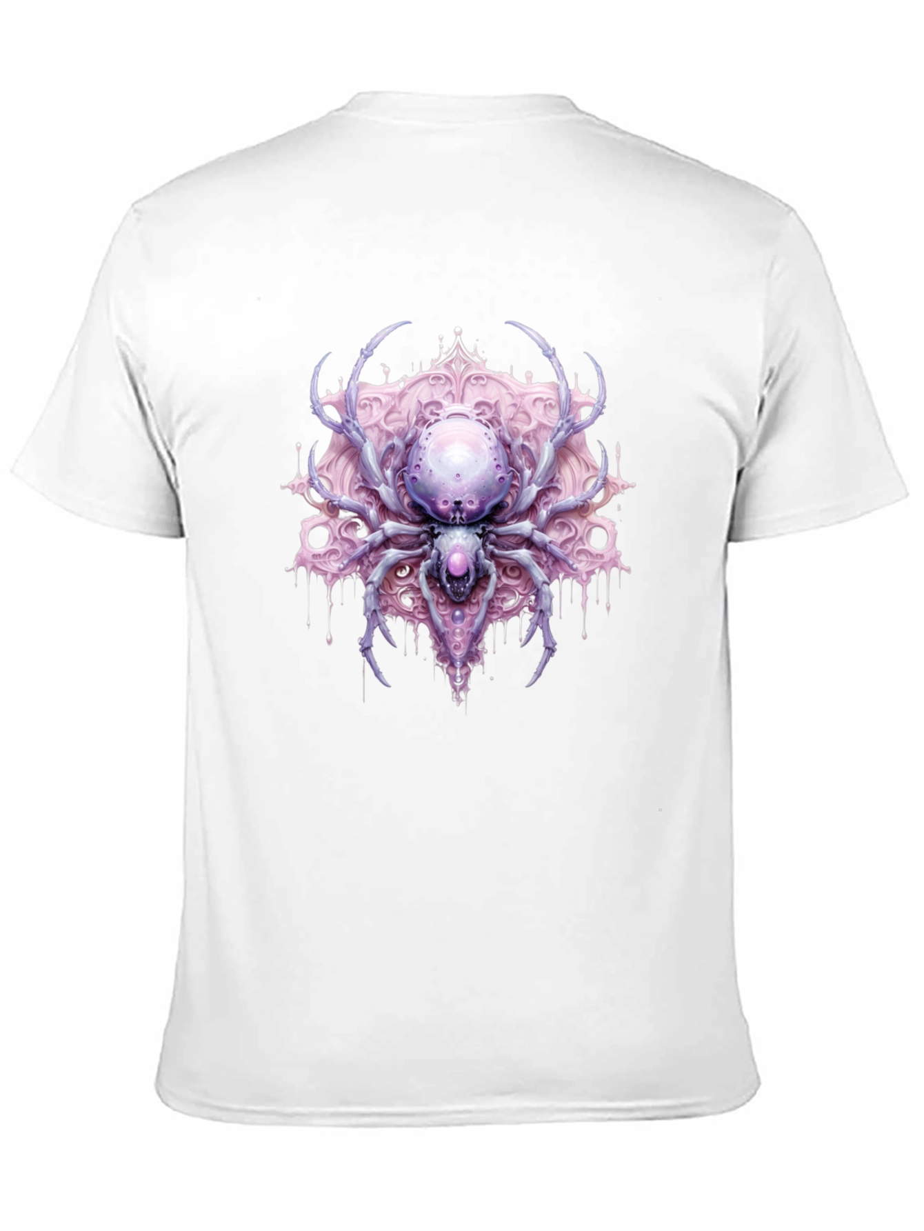 Gothic Spider Graphic Tee - Unique Statement Shirt