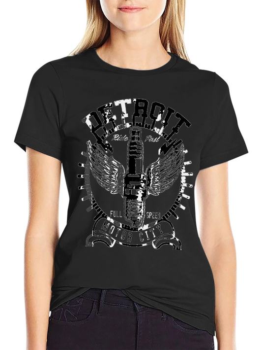 Detroit Motor City Graphic T-Shirt