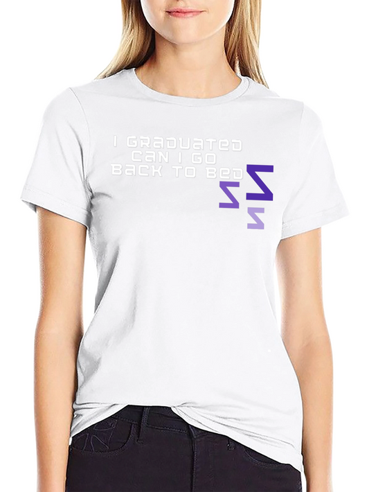 Graduation Bedtime Black T-Shirt