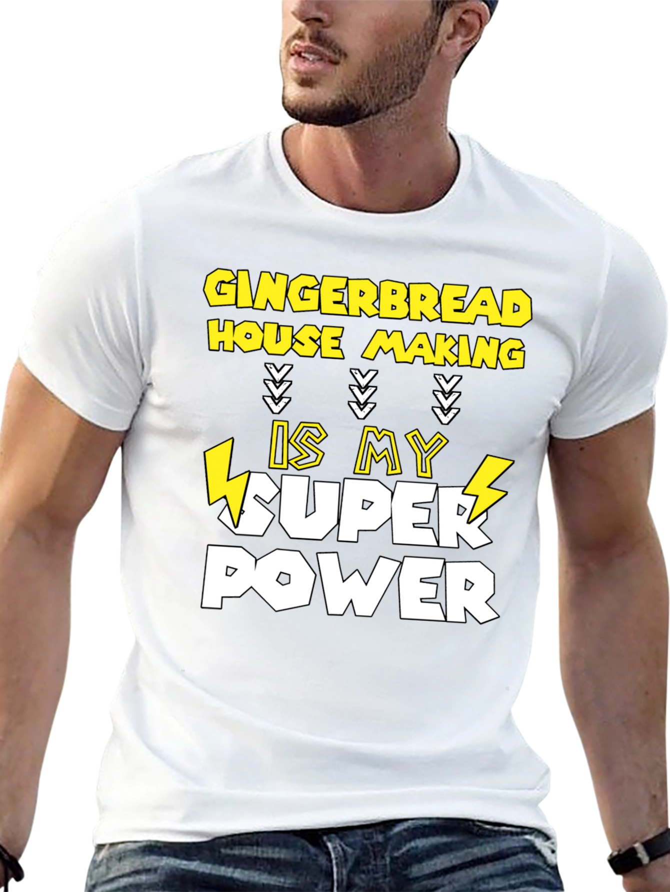 Gingerbread House Making Super Power T-Shirt