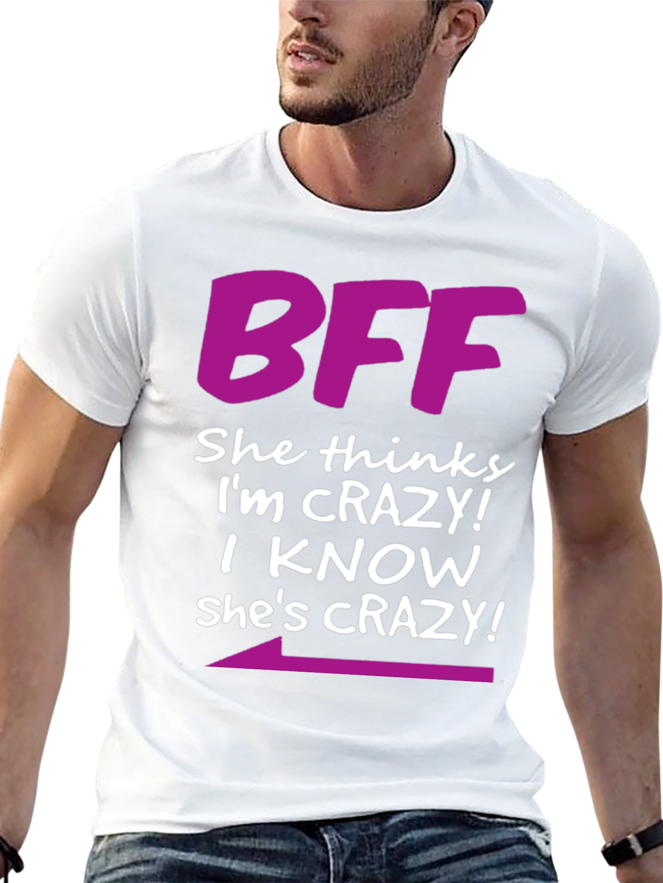 BFF Crazy Matching T-Shirt