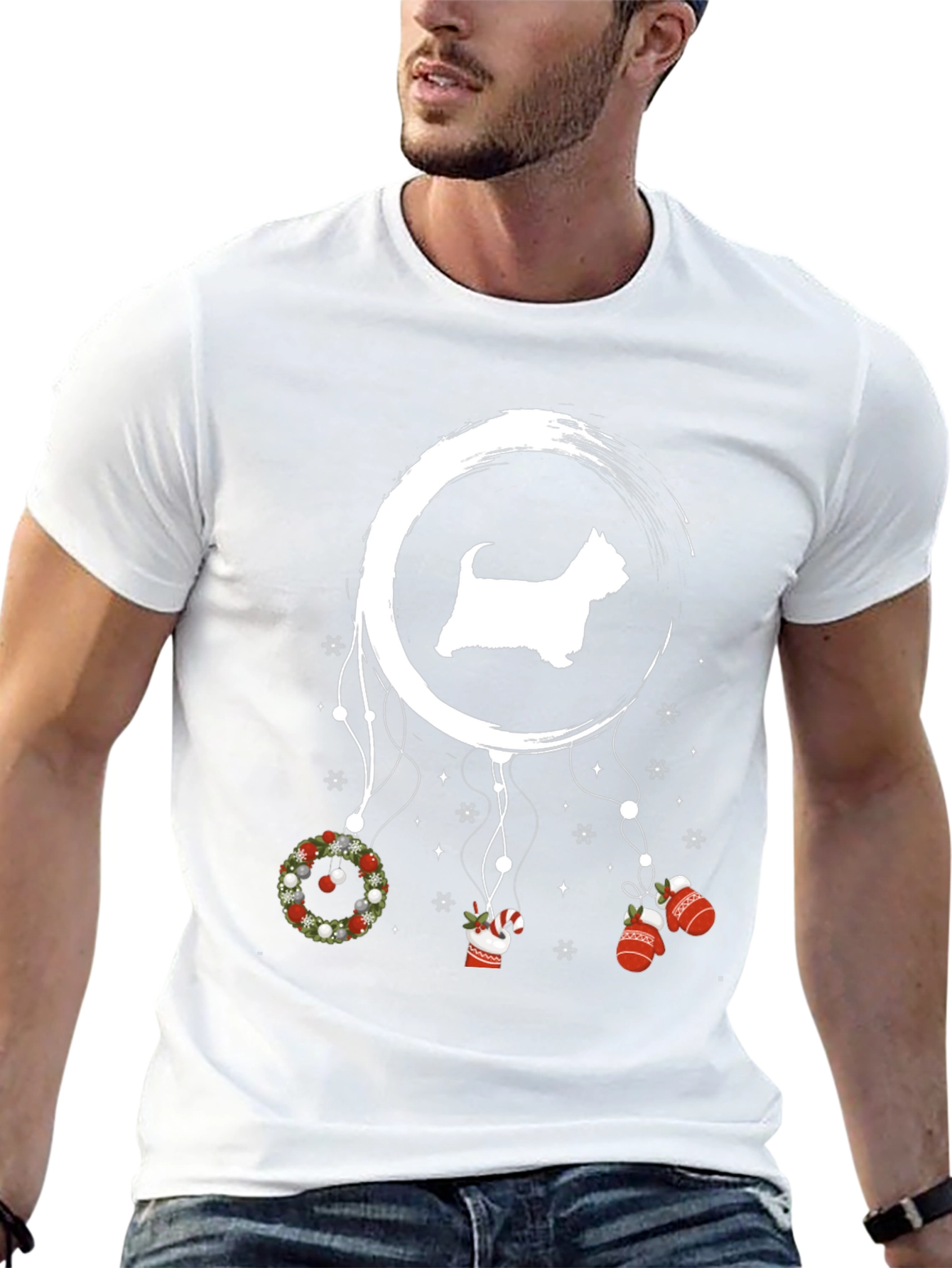 Dog Christmas Dreamcatcher T-Shirt