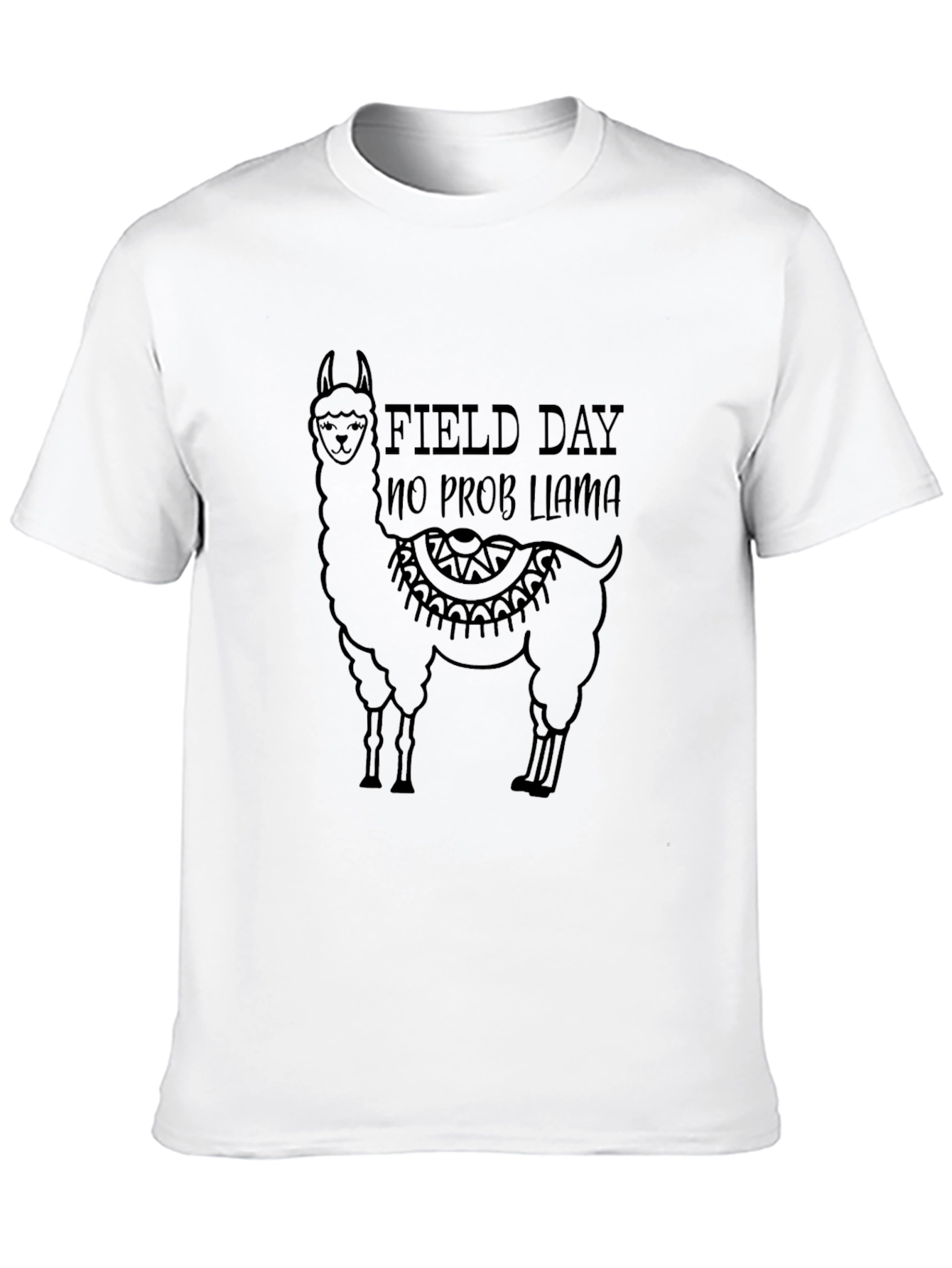 Field Day No Prob Llama Black T-Shirt