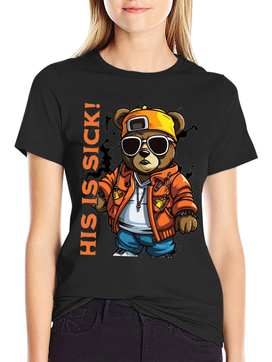 Cool Bear Graphic Tee - HIS IS SICK! Design