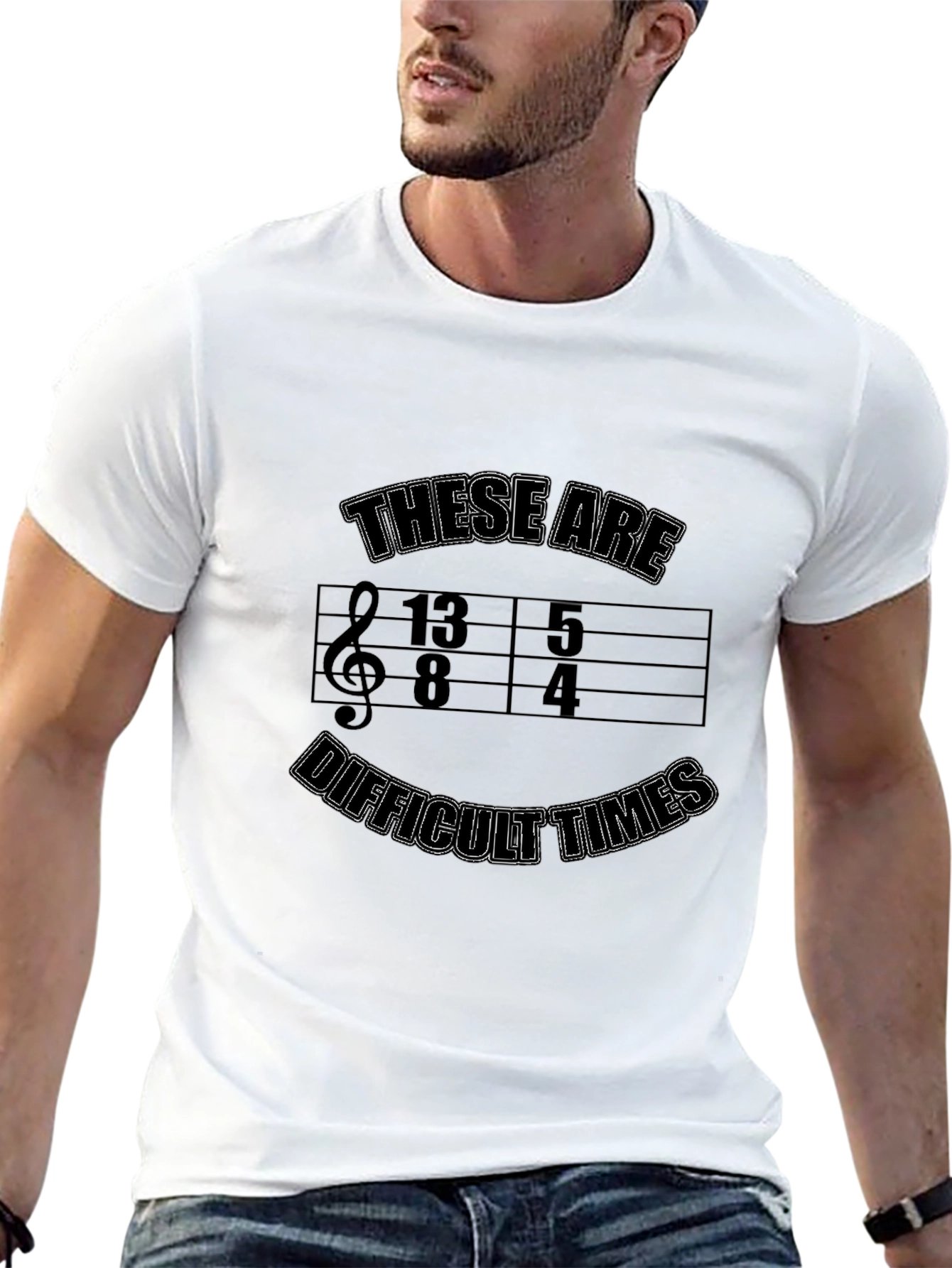 Difficult Times Music Shirt - Quirky Graphic Tee