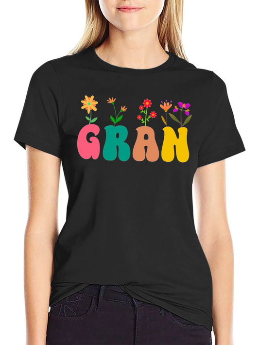 Floral Gran T-Shirt - Cute Grandma Tee