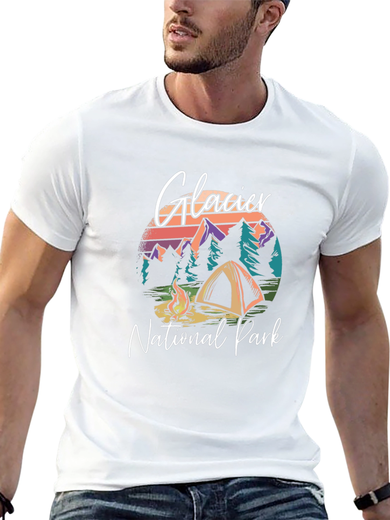 Glacier National Park Graphic T-Shirt