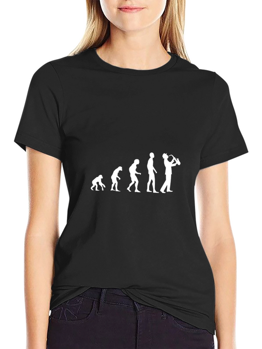 Evolution of Saxophone Player T-Shirt