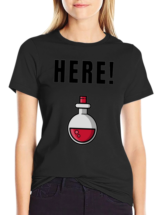 Potion Here! Black Graphic Tee