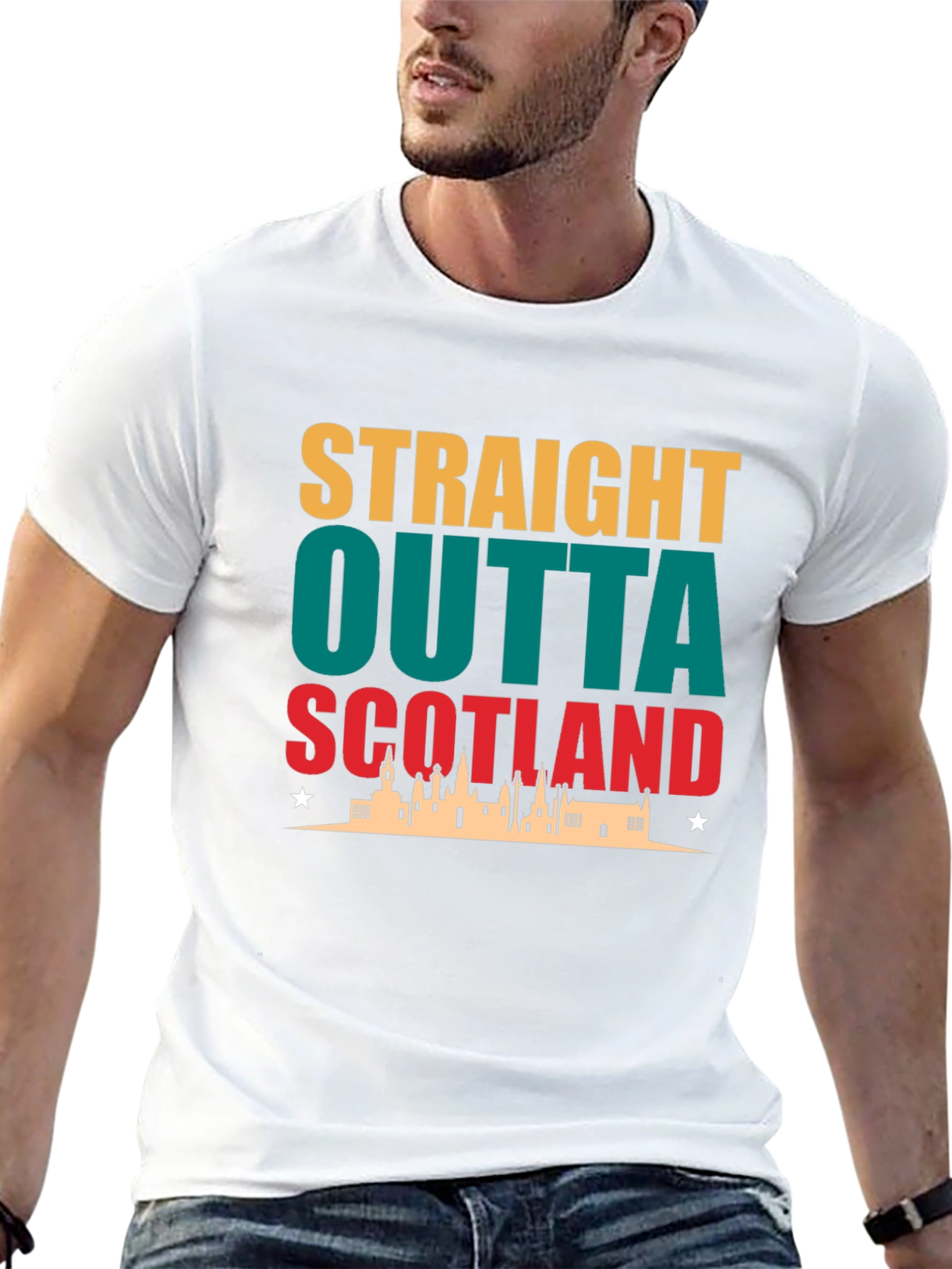 Straight Outta Scotland Graphic T-Shirt