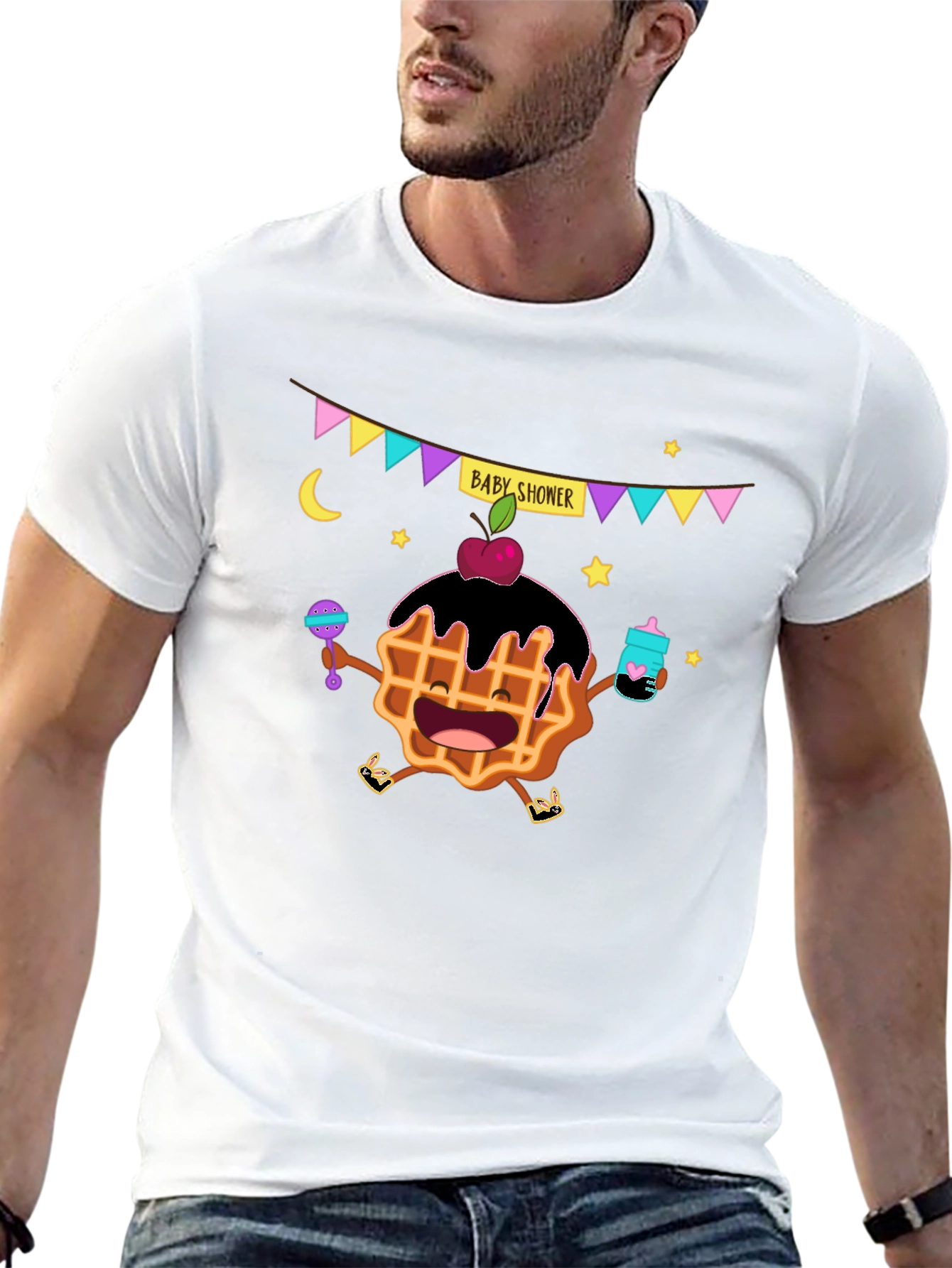 Baby Shower Waffle T-Shirt