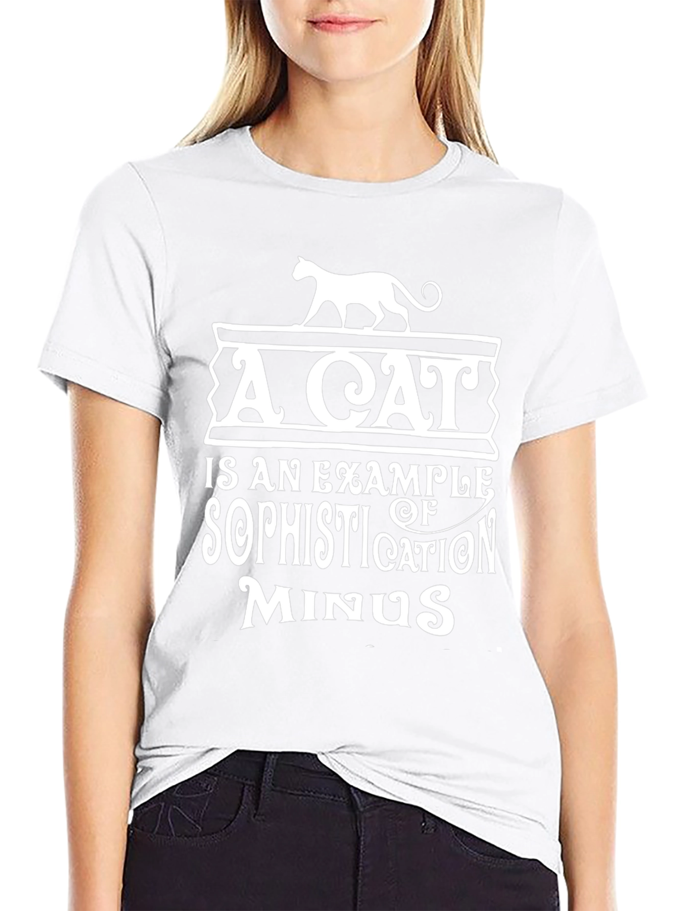 Funny Cat Sophistication T-Shirt