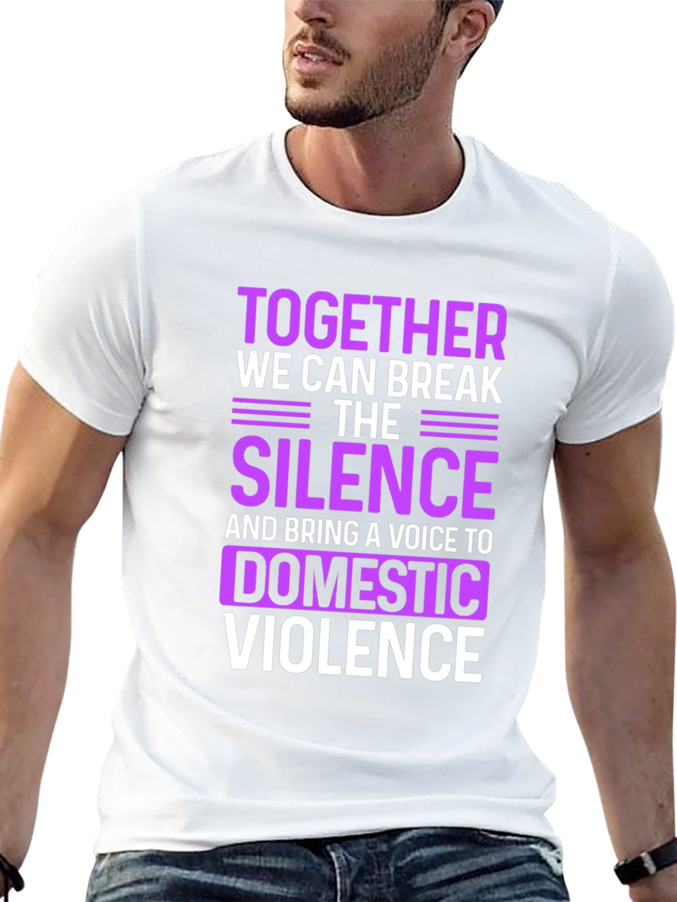 Break the Silence Domestic Violence Awareness T-Shirt