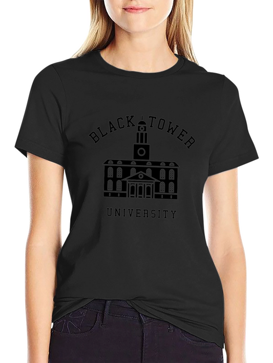 Black Tower University Graphic Tee