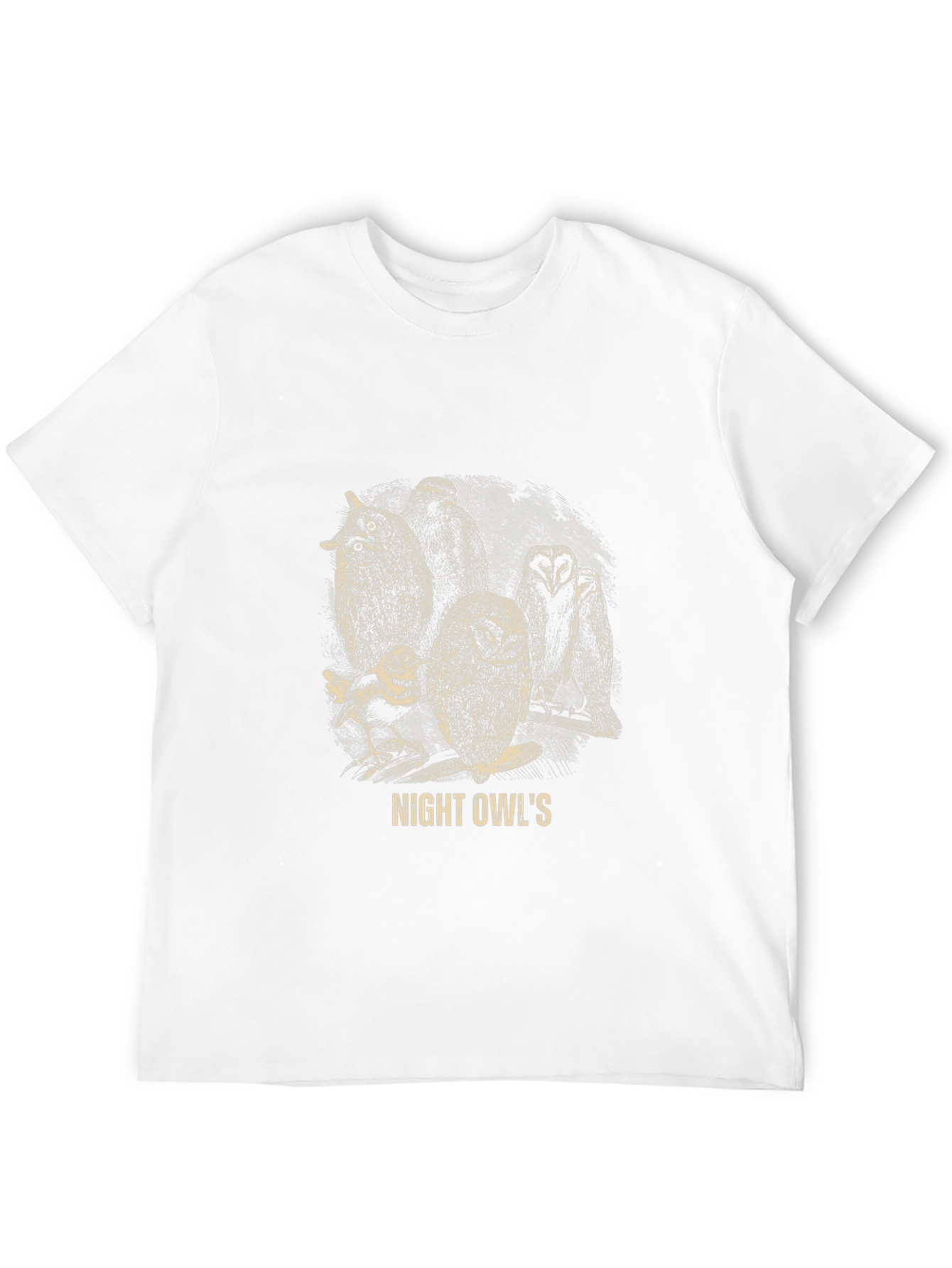 Night Owls Graphic T-Shirt - Mens Black Tee