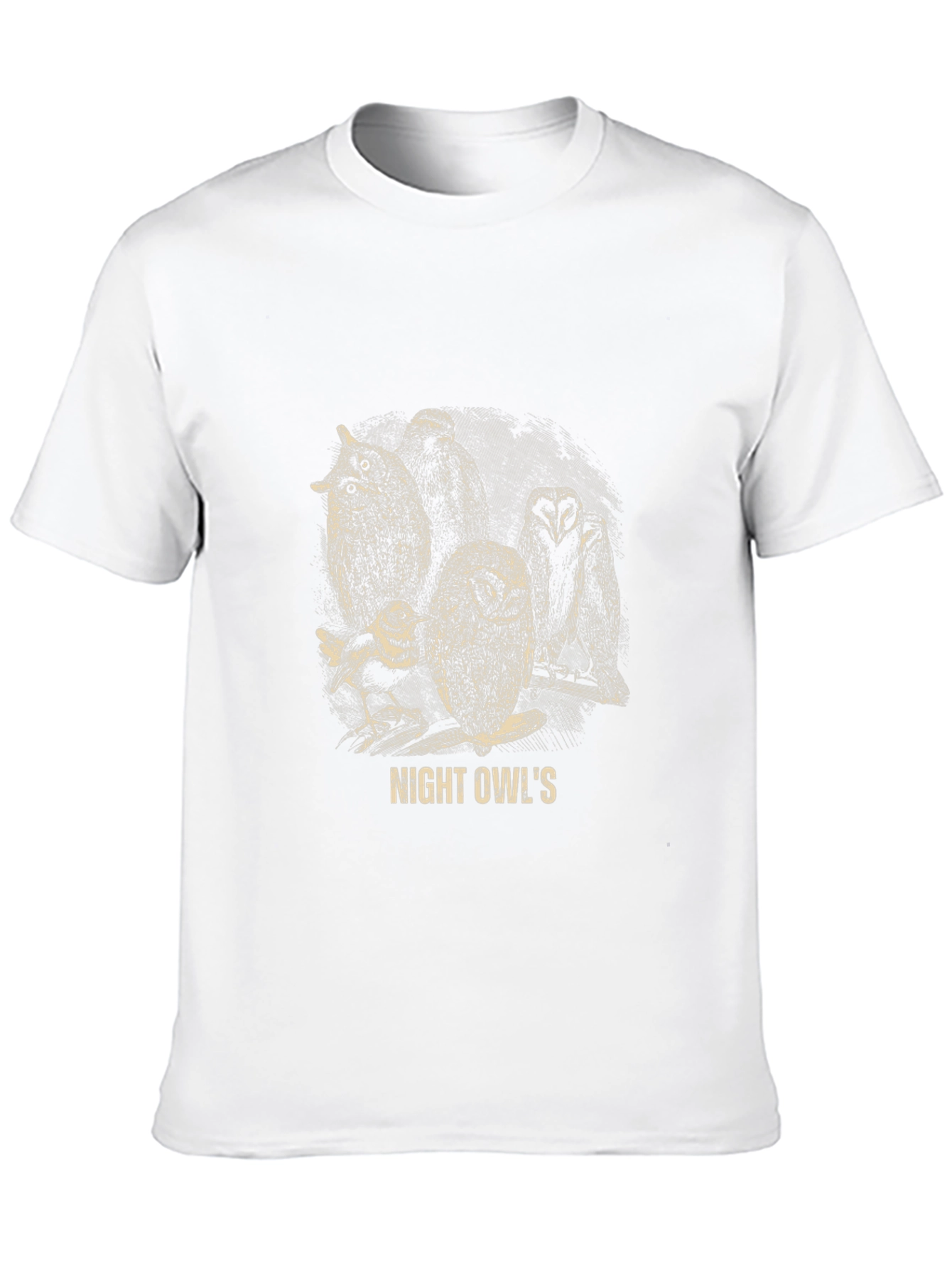 Night Owls Graphic T-Shirt - Mens Black Tee