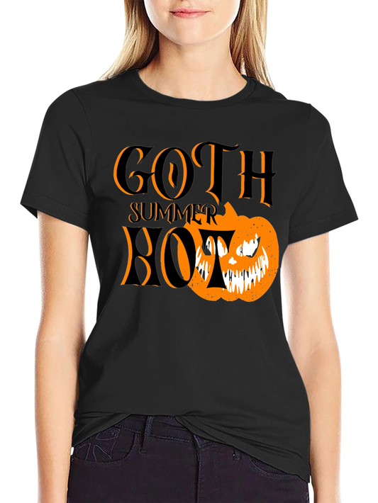 Goth Summer Boo Halloween T-Shirt