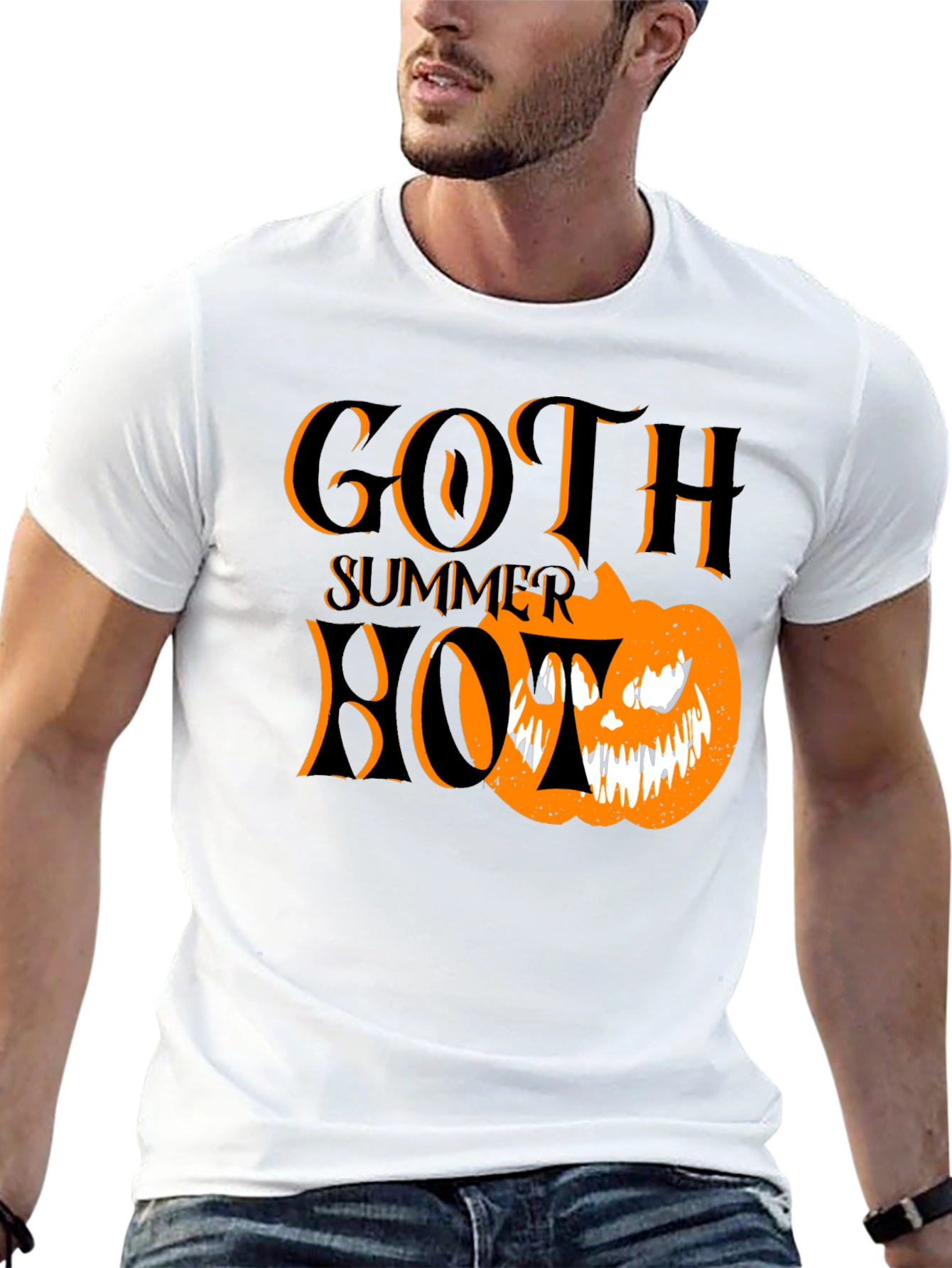 Goth Summer Boo Halloween T-Shirt