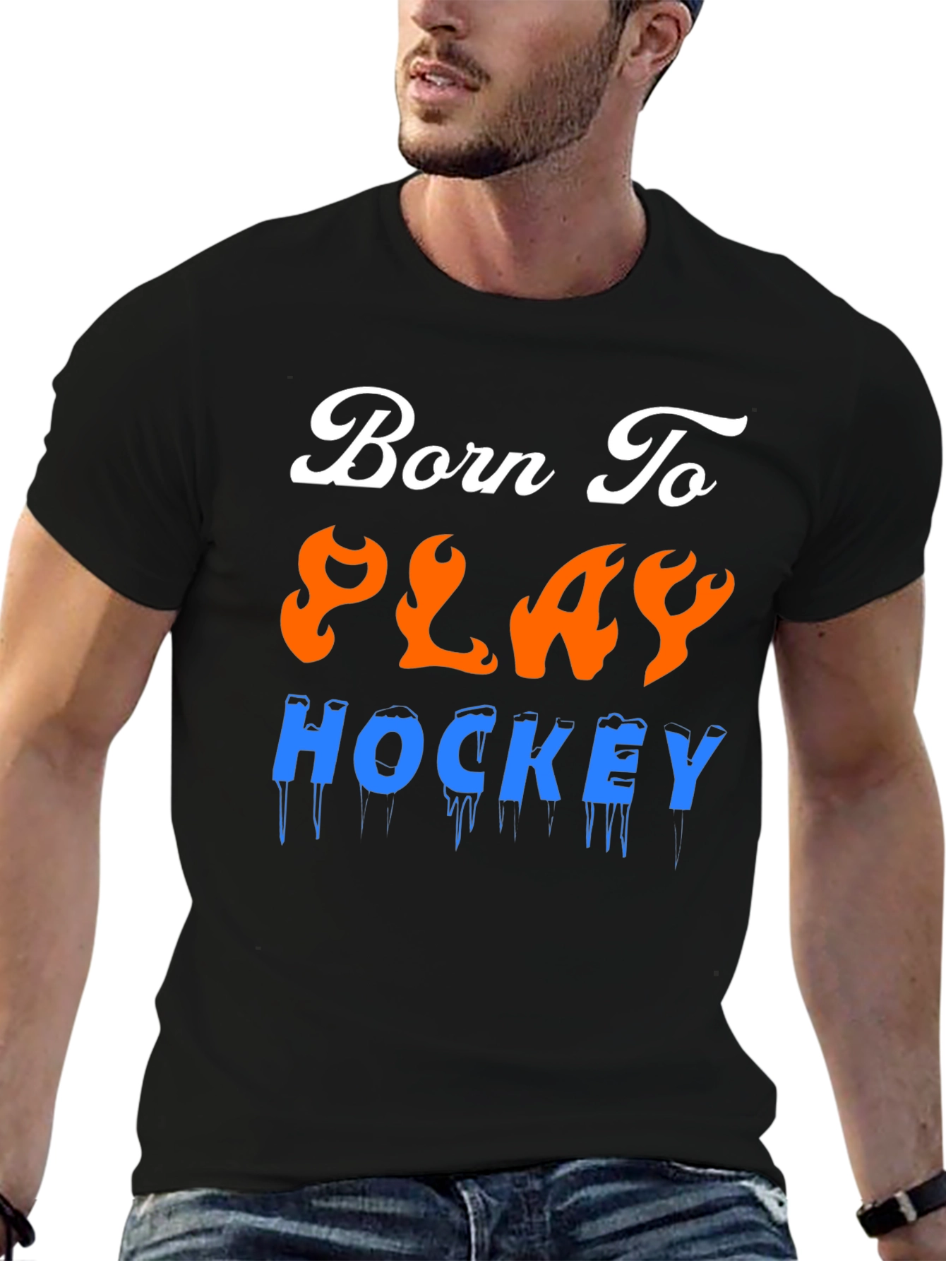 Born To Play Hockey T-Shirt