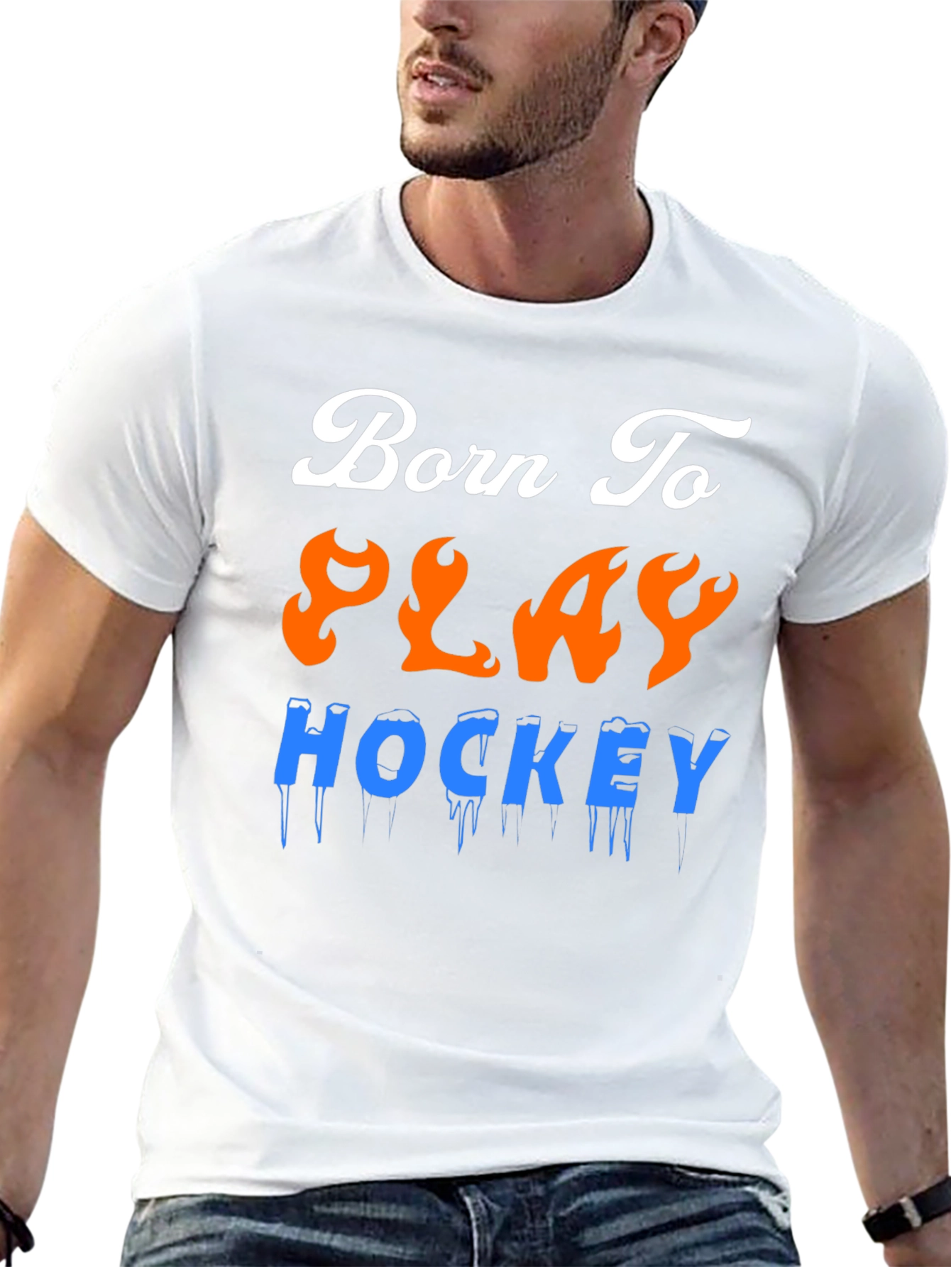 Born To Play Hockey T-Shirt