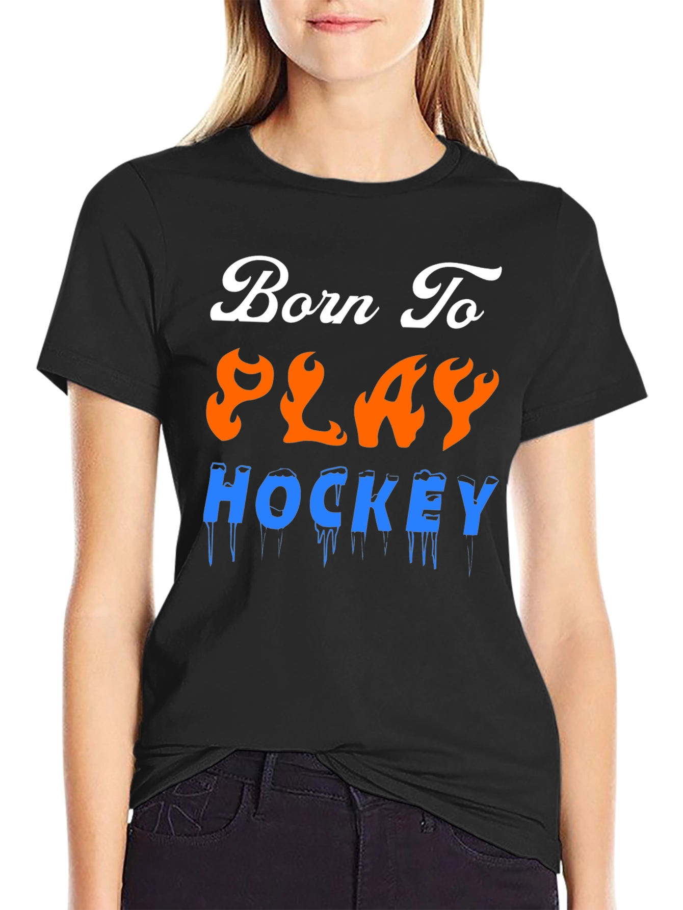 Born To Play Hockey T-Shirt