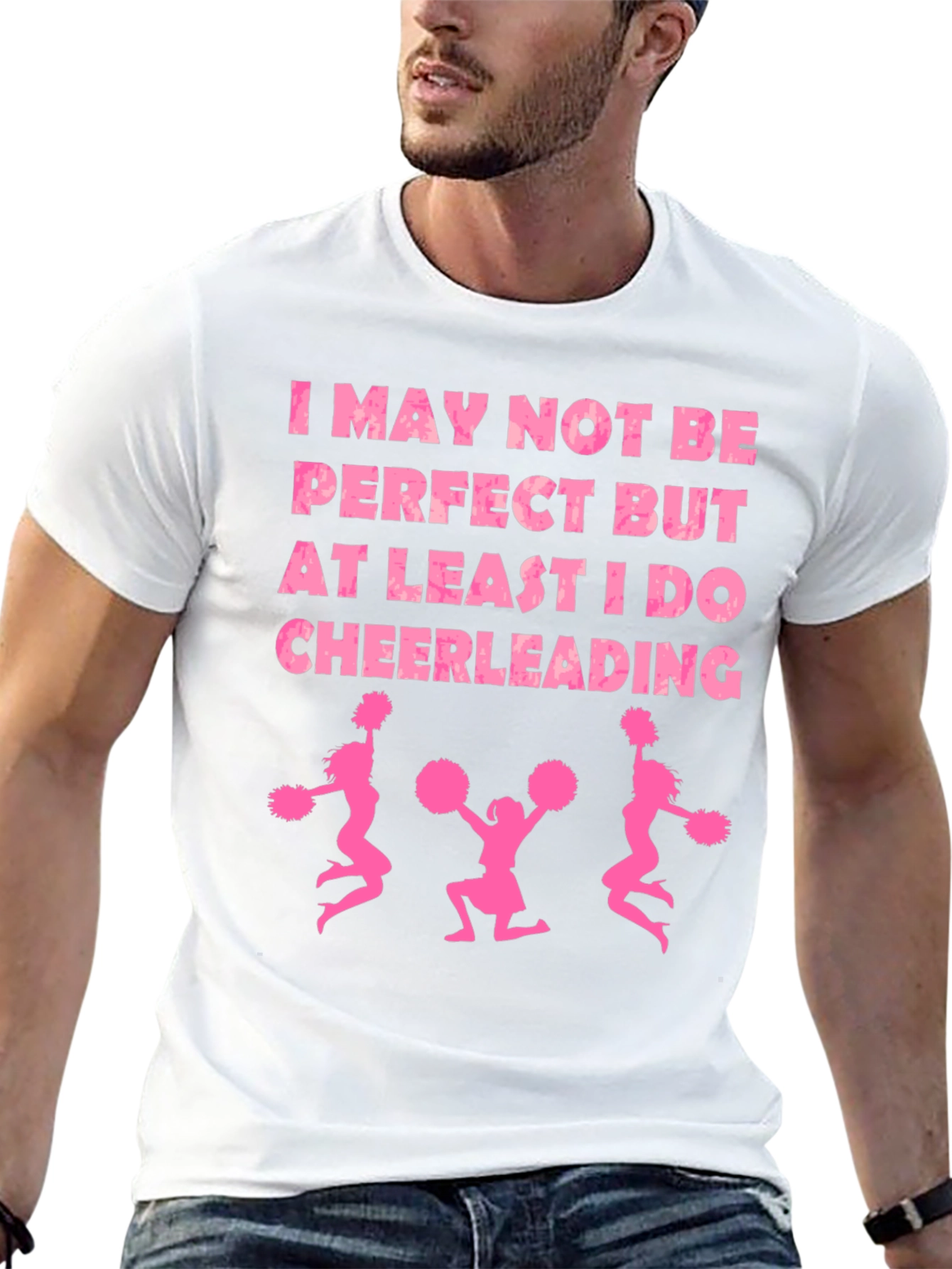 Cheerleading Tee - I May Not Be Perfect