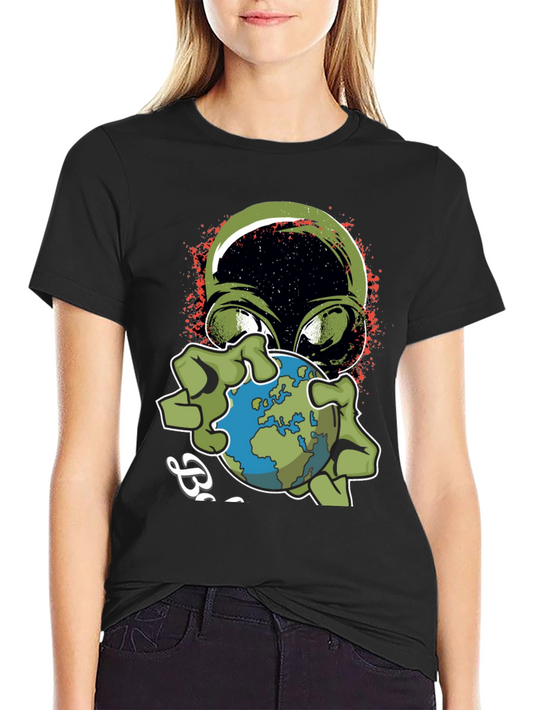 Alien Earth T-Shirt - Mens Graphic Tee