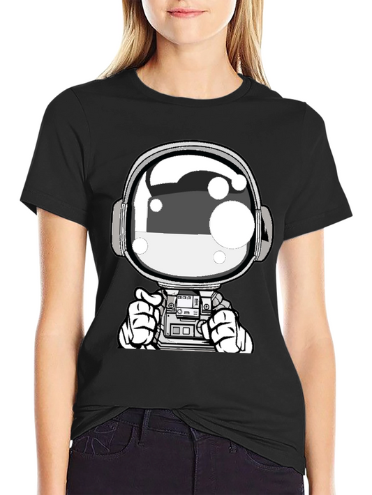 Astronaut Graphic Tee - Cool Space Design