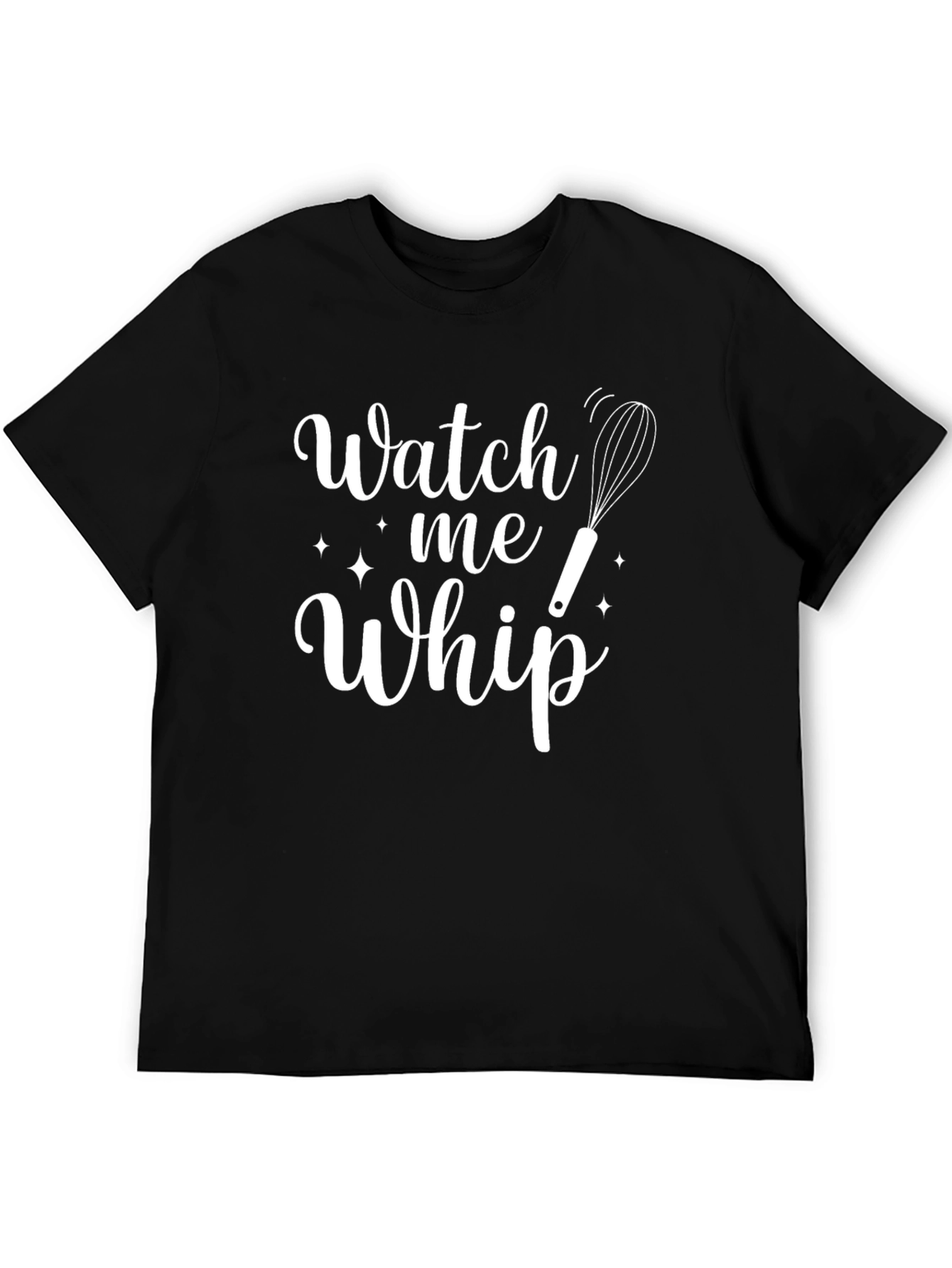 Watch Me Whip Black Crewneck T-Shirt