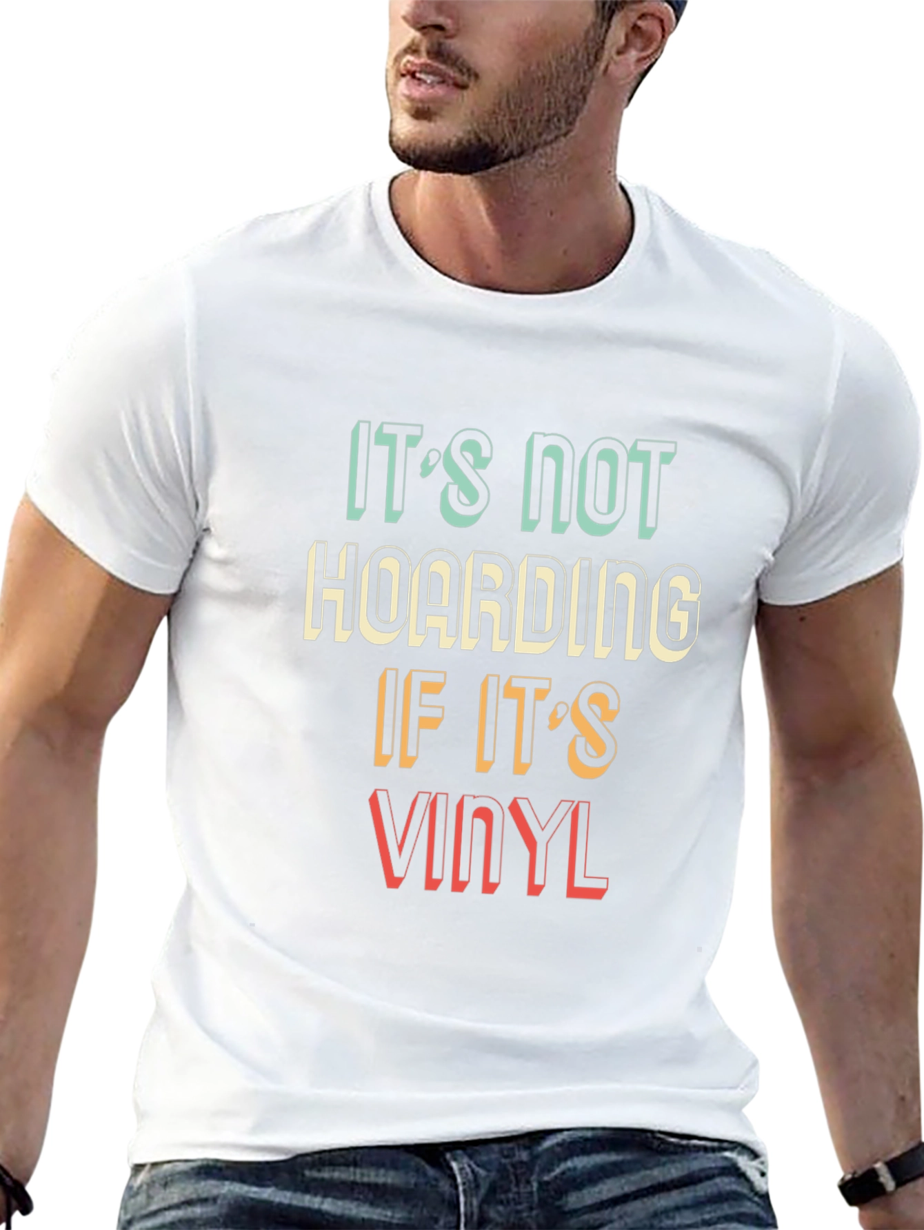 Its Not Hoarding If Its Vinyl Funny T-Shirt