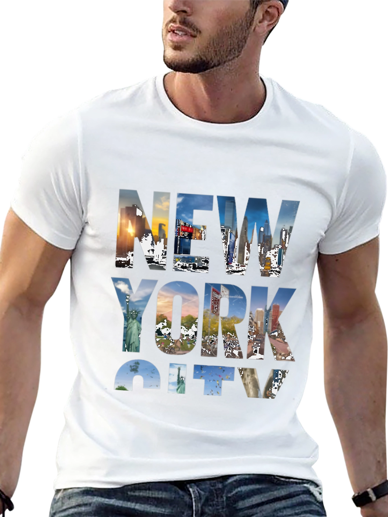 New York City Graphic Tee - Black