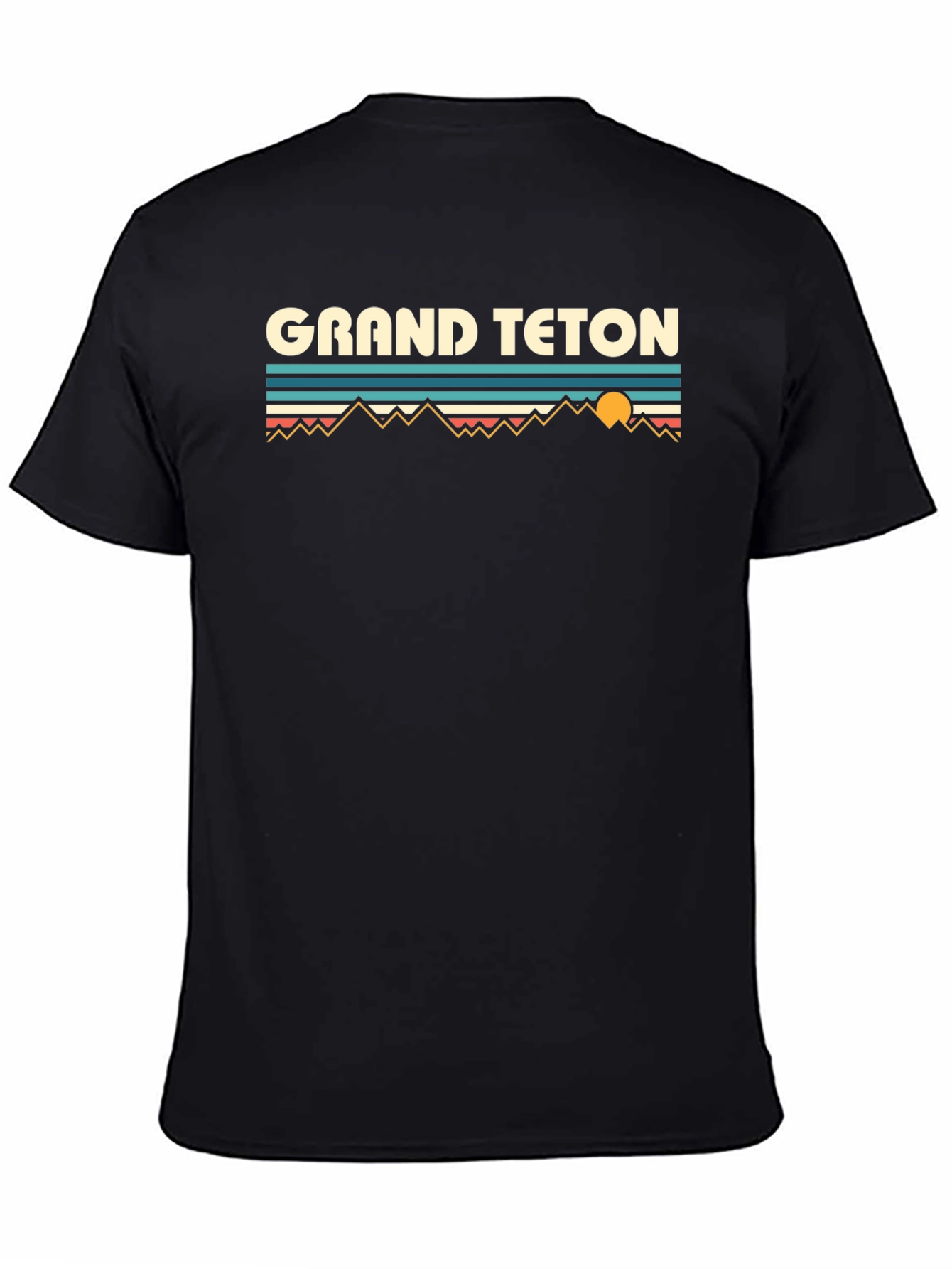 Grand Teton Graphic Tee - Retro Mountain Design