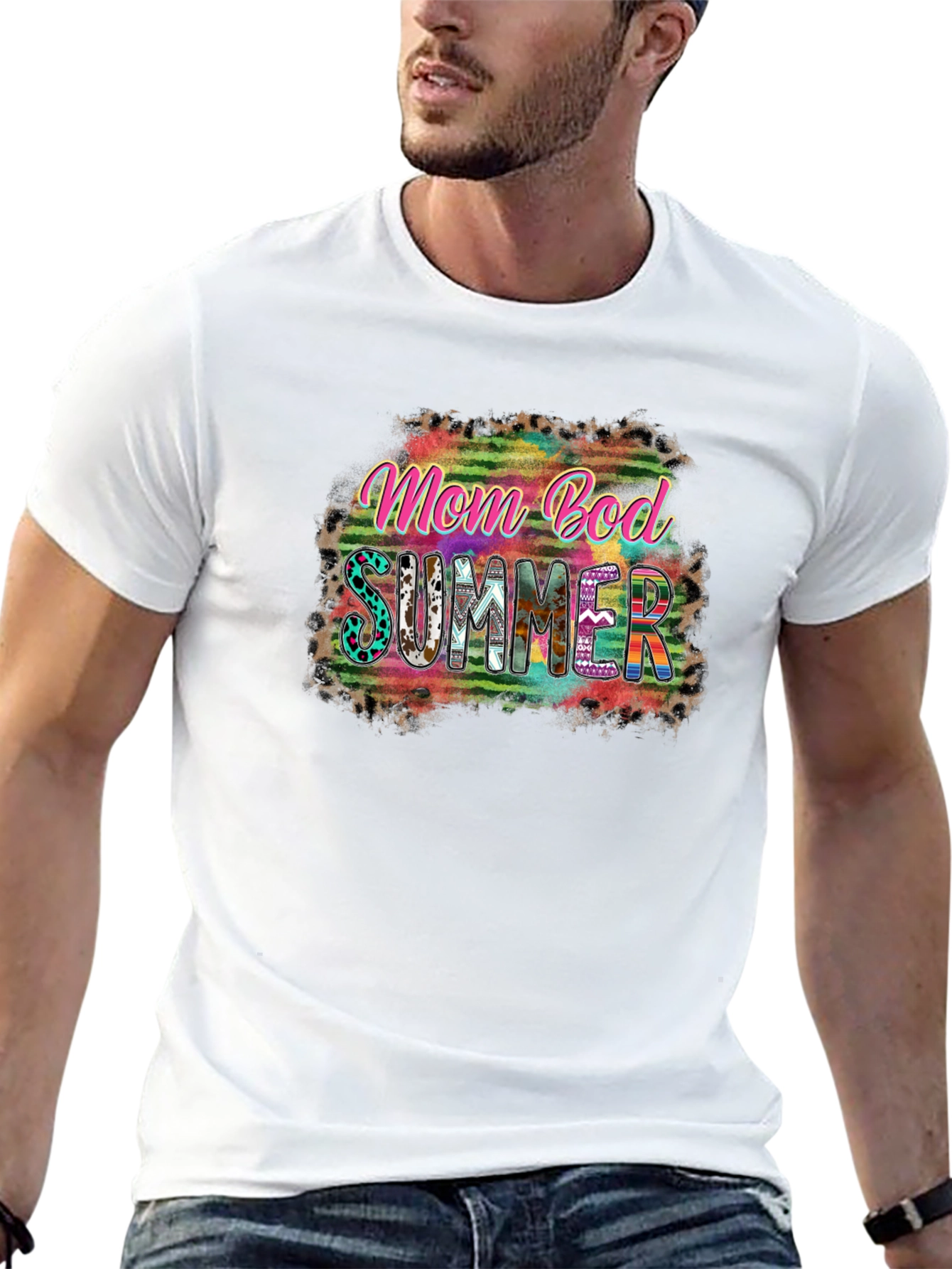 Mom Bod Summer Graphic T-Shirt