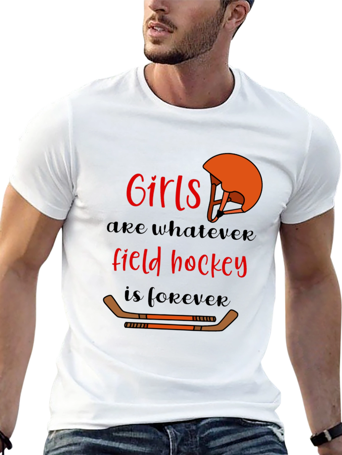 Girls Field Hockey Forever T-Shirt