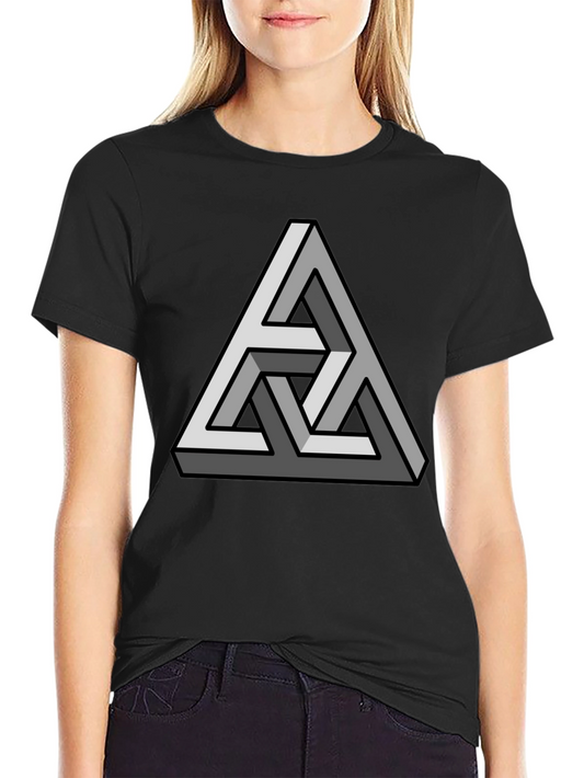 Impossible Triangle Graphic Tee - Black