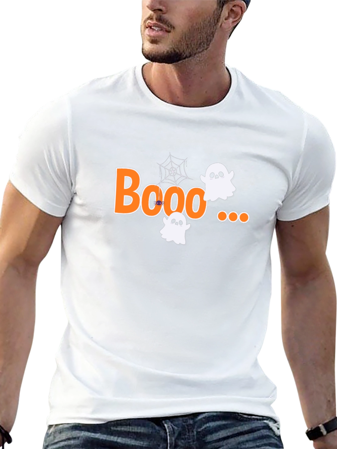 Halloween Ghost T-Shirt - Spooky Season Tee