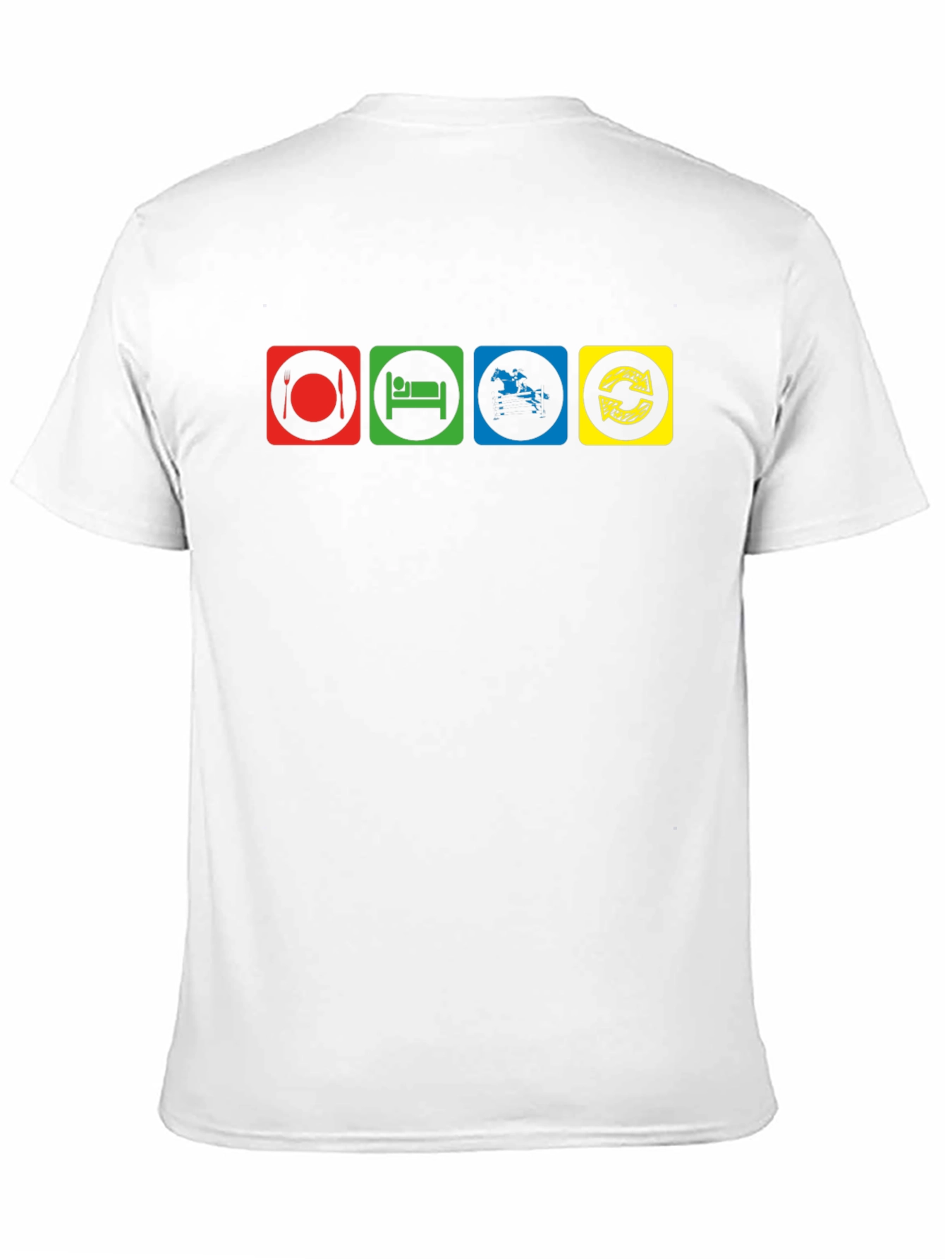 Eat Sleep Ride Repeat Mens T-Shirt