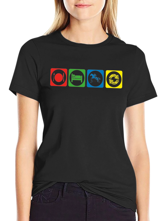 Eat Sleep Ride Repeat Mens T-Shirt