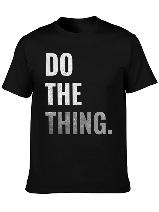Do The Thing Graphic Tee - Black