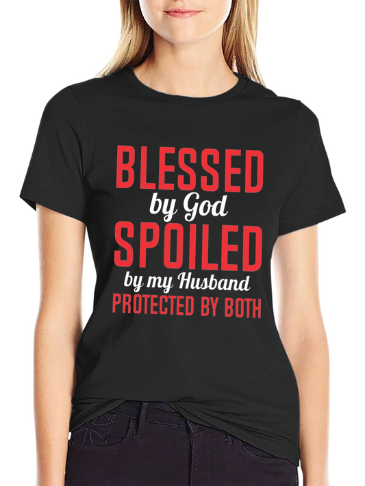 Blessed Spoiled Protected Graphic Tee