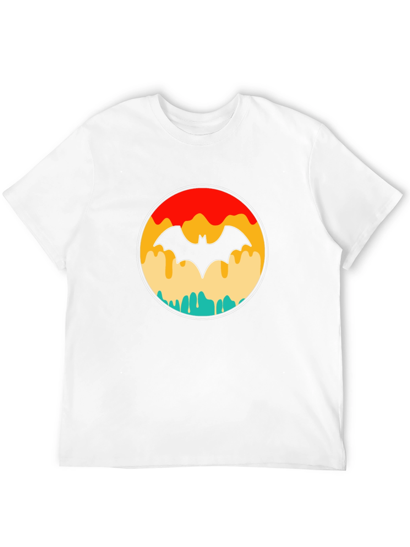 Retro Batman T-Shirt - Graphic Print Black Tee