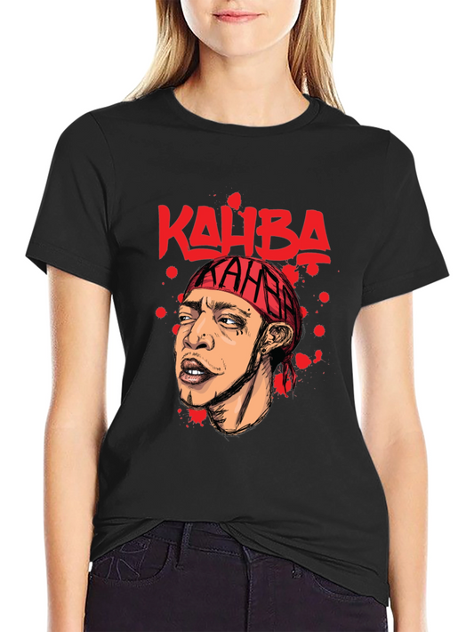 Kahba Graphic Print T-Shirt - Black