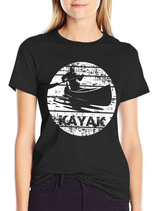 Kayak T-Shirt: Vintage Style Paddling Tee