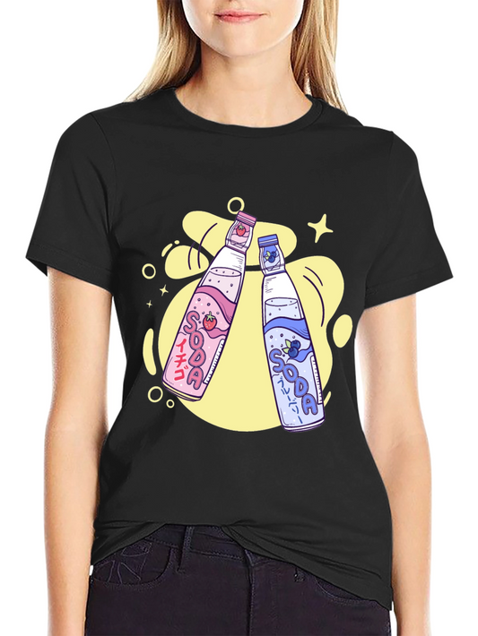 Kawaii Soda Pop Graphic Tee - Unisex