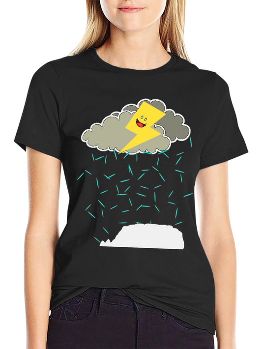 Funny Thunderstorm Graphic T-Shirt